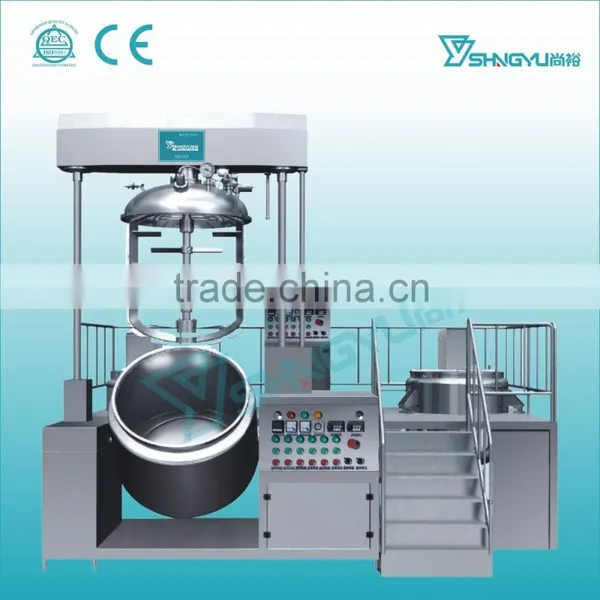 China Guangzhou Shangyu Emulsifying Mixing Homogenizer for Paste Cream Lotion