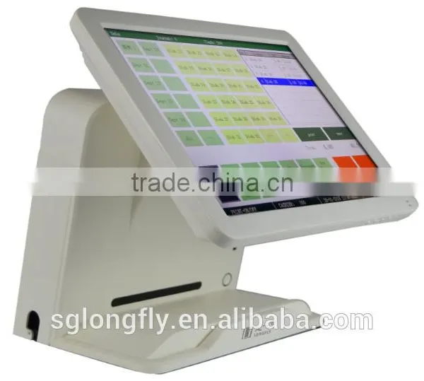 All in One POS Terminal/Resturant POS System/Embedded Longfly OS 8Digits LED photo-2