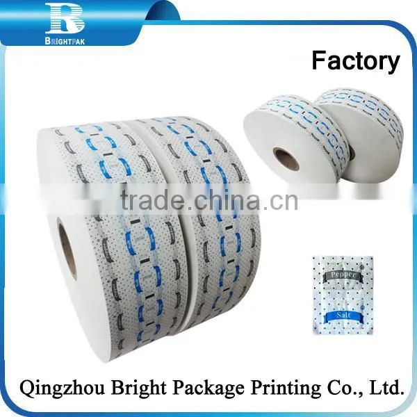 Customized Printed Logo pe Coated Paper Roll Paper for Packing Sugar/salt/pepper photo-3