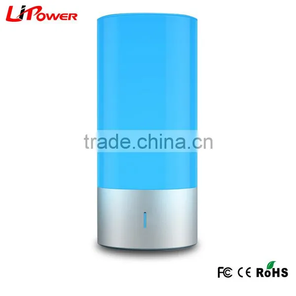 Touch Sensor Dimmable Warm White and RGB Lights Color Changing Bedside Lamp Table Lamps Supplier's Choice photo-2