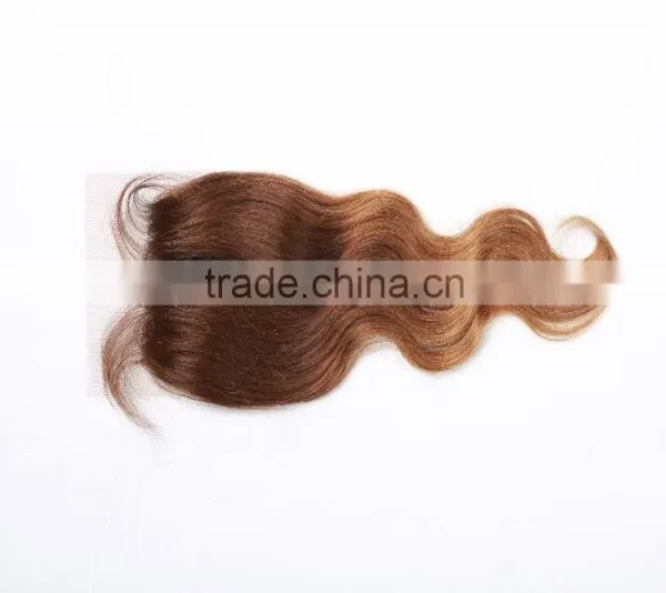 Hot Sale! Natural Color 4*4 Lace Top Closure 7A Human Virgin Hair Brazilian Body Wave Free/Middle 3 Part List Closure 10"20" photo-3