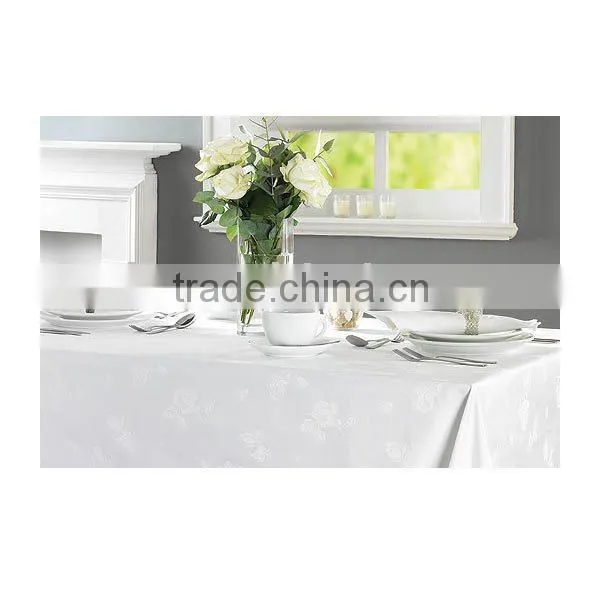 100% Polyester Tablecloth, Hotel Table Cover, Table Overlay
