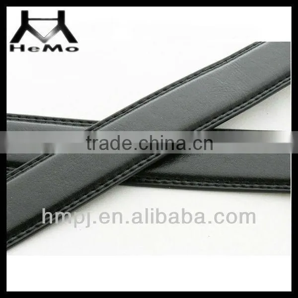 Customised High Quality PU Leather Belt Band Without Buckle