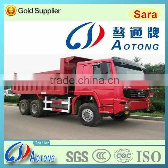 Sinotruk HOWO 6X4 Hydraulic Cylinder Dump Truck /Tipper Trucks For Sale