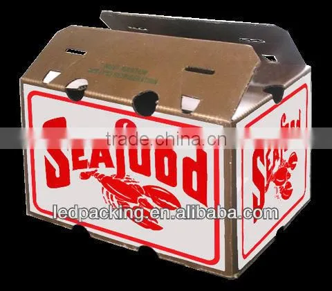 Better Waxed Corrugated Box For Seafood