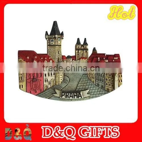 Tourist Souvenir Praha Resin Fridge Magnet