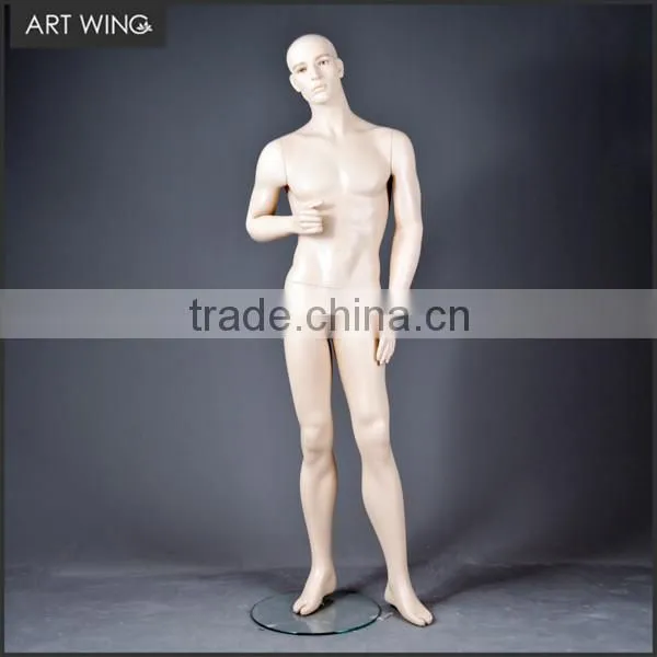 Modern Display Abstract Head Colorful Chrome Male Fitting Mannequins photo-5