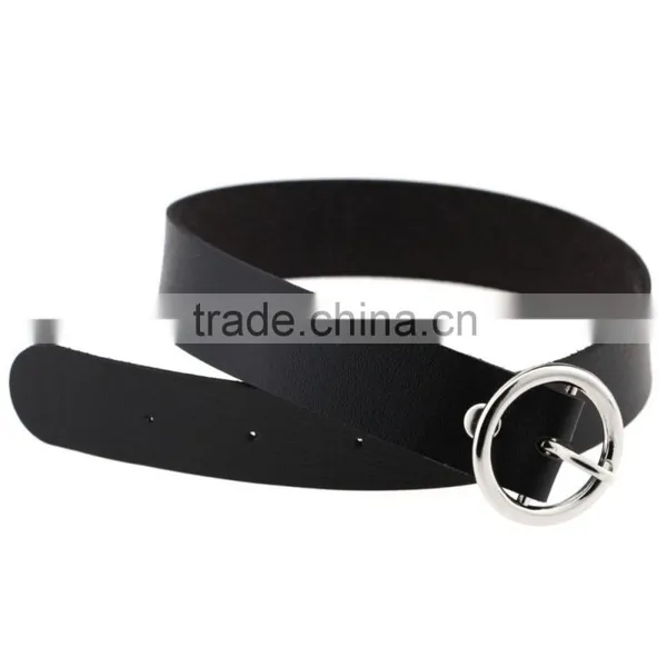 Punk Round Chain Goth Choker Harajuku Vintage PU Leather Neck Collar Maxi Necklaces Jewelry photo-6