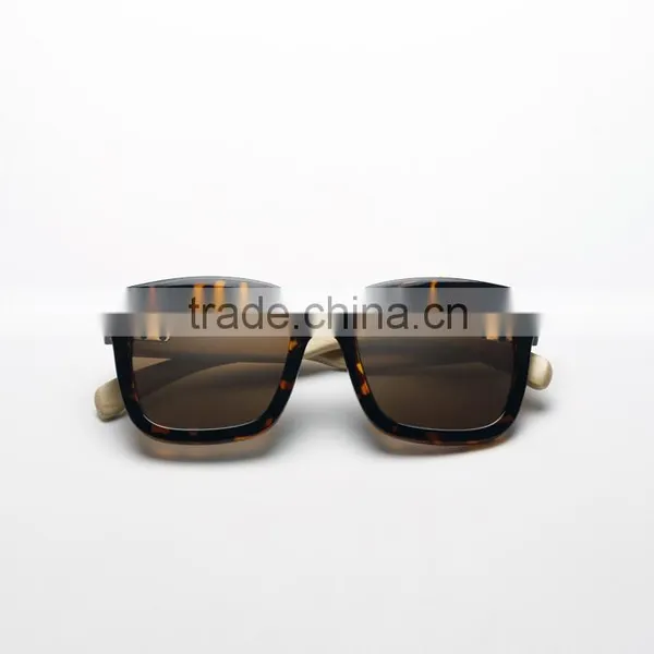 Custom Colourful Wood Frame Polarized Sunglasses With Logo photo-6