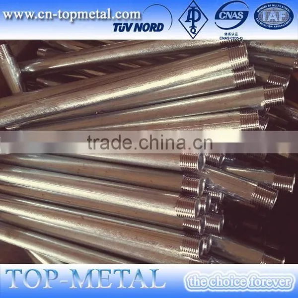 Carbon Steel Pipe Fitting Welded Long & Short Thread Nipple photo-3