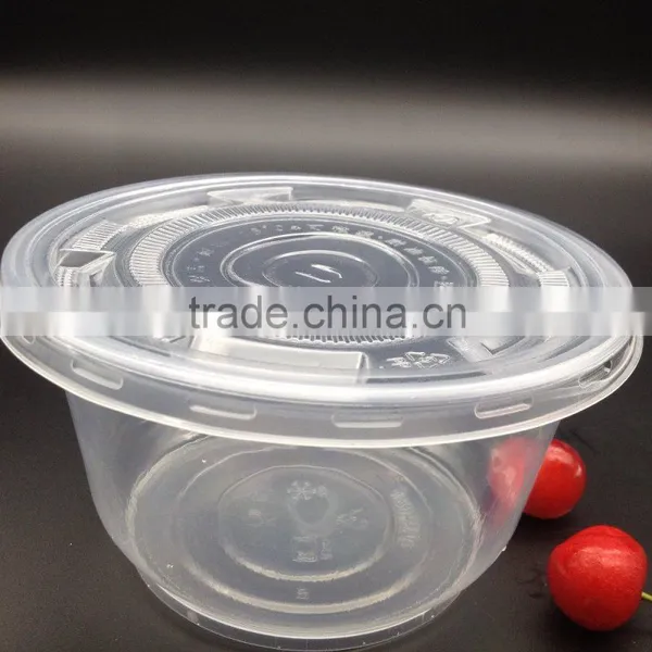 Cheap Disposable PP Plastic Bowl With Cover 850ML photo-2