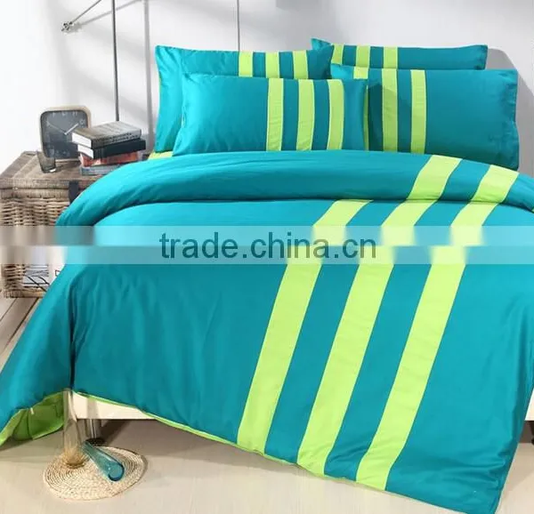 Pure Cotton Twill Printing Bedding Set, Stitching Color photo-3