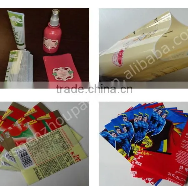 Multi Color Heat Shrink PVC Shrink Film Label