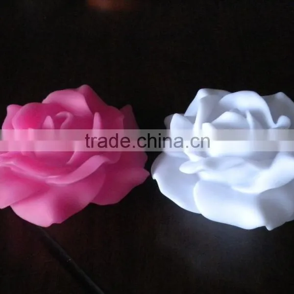 plastic flower shape decorative plastic artificial flower