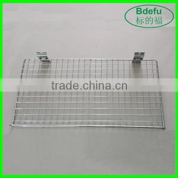 Slatwall Mesh Shelves for Clothing Display
