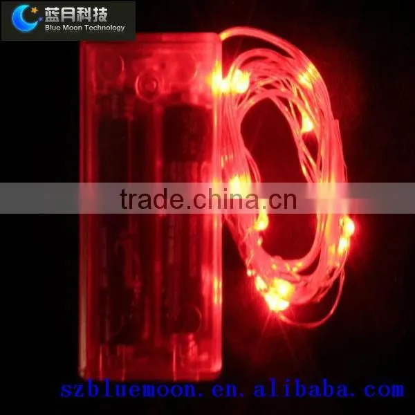 CE&ROHS Mini Christmas Lights on a Green Wire Mini Copper Light