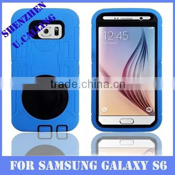 Fashion Design Armor Silicone PU Case For Samsung Galaxy S6 photo-6