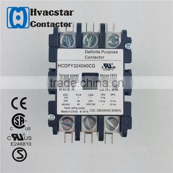 Air Conditioning Units Online Shopping Electrical Contactor China Suppliers Definite Purpose Contactor ac Contactor photo-6