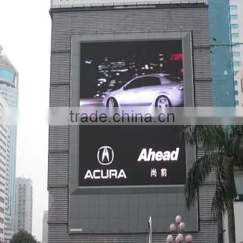 P10 Ventilation Advertising Outdoor LED Display With Energy Saving 50%