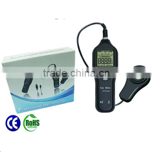 2015 Hot Sale! Digital 200,000 LUX 20,000 FC USB Lux Light Meter With Datalogger for LED Light China Supplier TL-600 photo-2