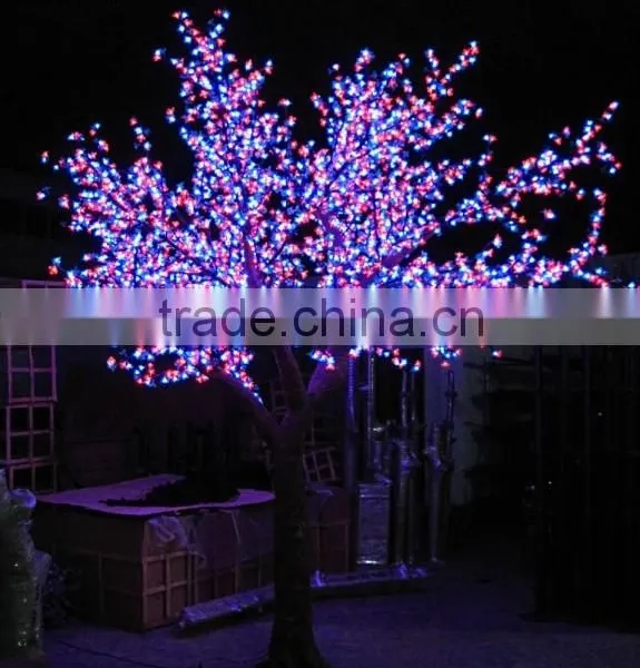 High Simulation Waterproof Cherry Blossom 3m Decoration 220v Led Tree Light photo-4