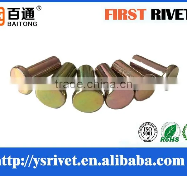 8x21 Zinc Color Semi Tubular Steel Rivet photo-4