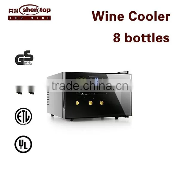 SHENTOP Wine Cooler Wine Refrigerator Wine Cellar STH-25D Thermoelectric Refrigerator Mini Cooler Mini Bar 8 Bottels