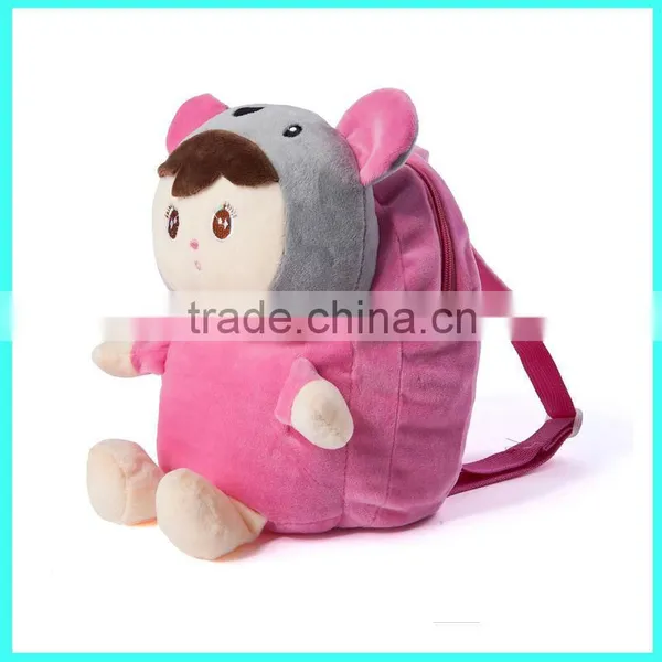 2015 Best Seller Hugging Doll School Bags for Girls photo-2