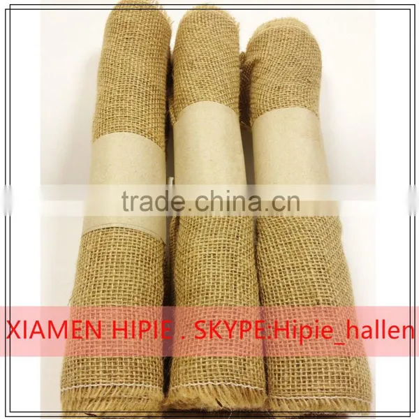 3M Natural Hessian Burlap Jute Ribbon Rustic Wedding Table Runner Decors photo-3