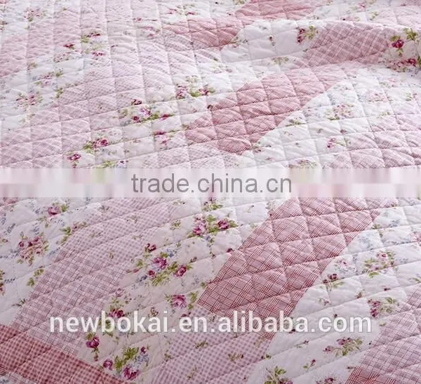 Elegant Microfiber Printed Bedding Set /bedspread Set photo-2