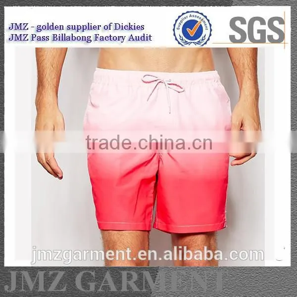 Wholesale Custom OEM Polyester Beach Shorts Swimwear for Young Teen Boys Your Own Design New Products 2016 Low Moq photo-2
