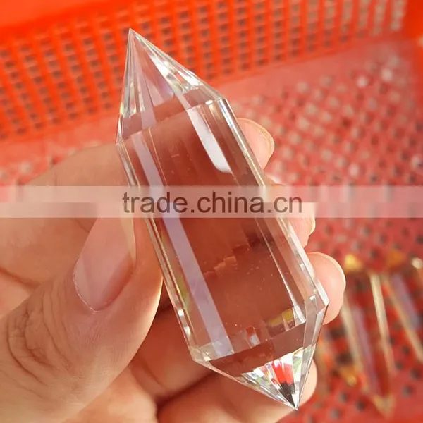 Perfect Double Terminated 24 Facets Clear Crystal Vogel Points photo-5