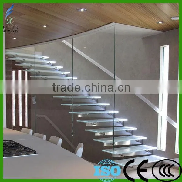 Laminated Safety Glass For Stairs/Laminated Glass Stairs Supplier photo-3