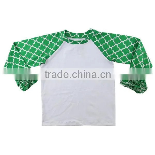 Wholesale Long Sleeves Kids Baseball Shirt Boutique Children Clothing Green Sleeves Baby Boys Raglan Shirt Red Christmas Raglan photo-3