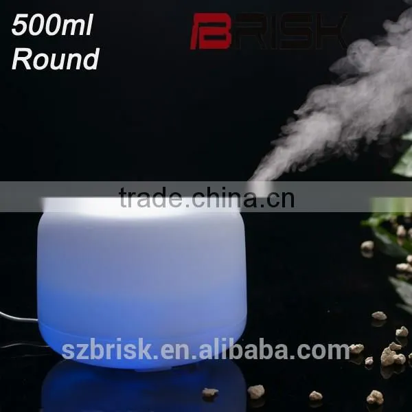 500ml Ultrasonic Humidifier Type and CB,CE,EMC,RoHS,UL,FCC Certification Ultrasonic Aroma Diffuser BK-EG-FD04