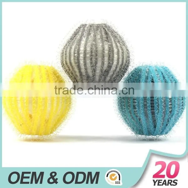 Blue and White Environmentally Friendly Trade Nylon Laundry Ball | Magic Washing Ball photo-3