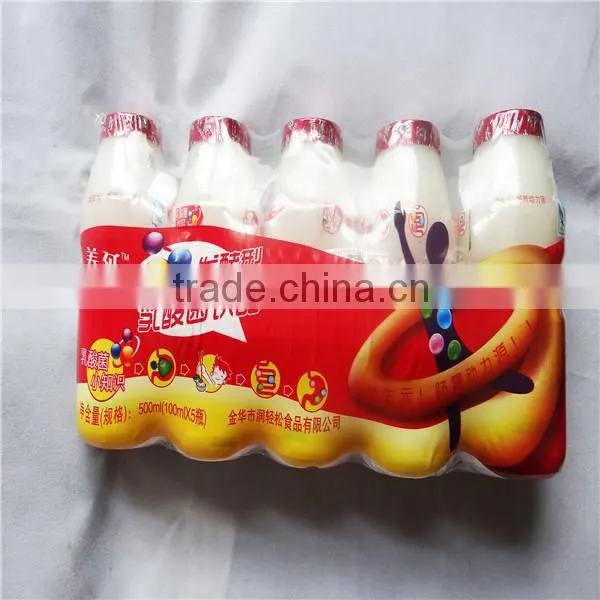 Omron PLC Control Automatic Yakult Bottles Heat Shrink Packing Machine photo-3