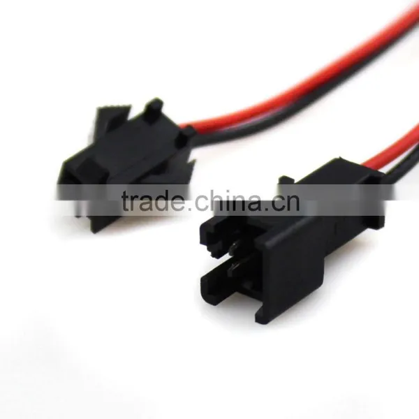 Wholesale SM 2-Pin LED Light Connector Female & Male Black Plug With Wire Cable photo-6