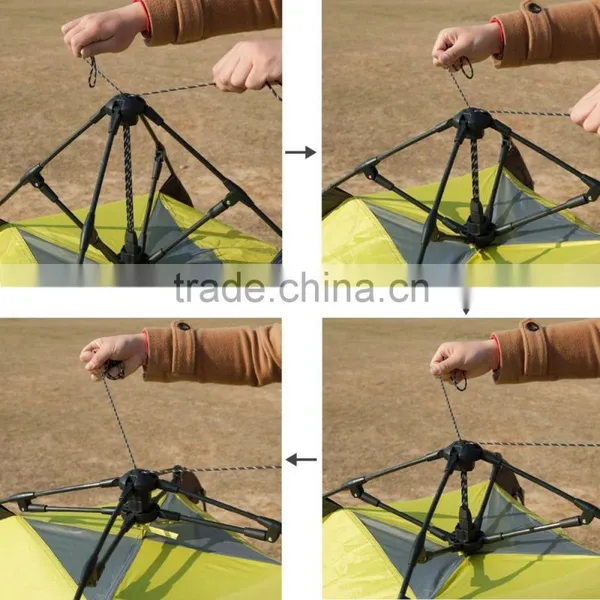 Lightweight Instant Tent ,D-Shape Door, 2 Person Tent, 3-Season Tent photo-6