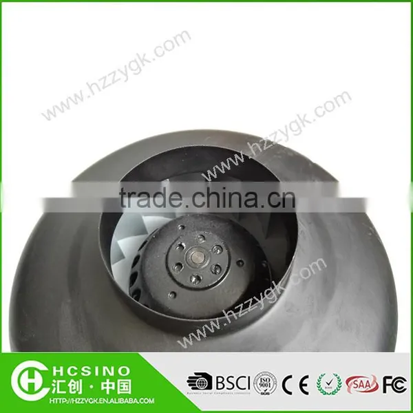 Hangzhou Zhejiang Factory Circular Mounted Steel Inline Duct Fan / 12 Inch Centrifugal Exhaust Pipe Fan / Blower Fan photo-6