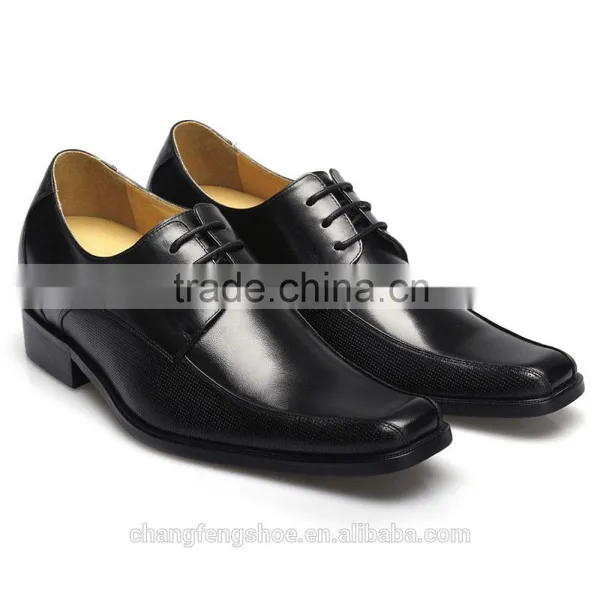 Italian Handmade Custom Shoes Genuine Leather Men Dress Shoes In Black photo-5