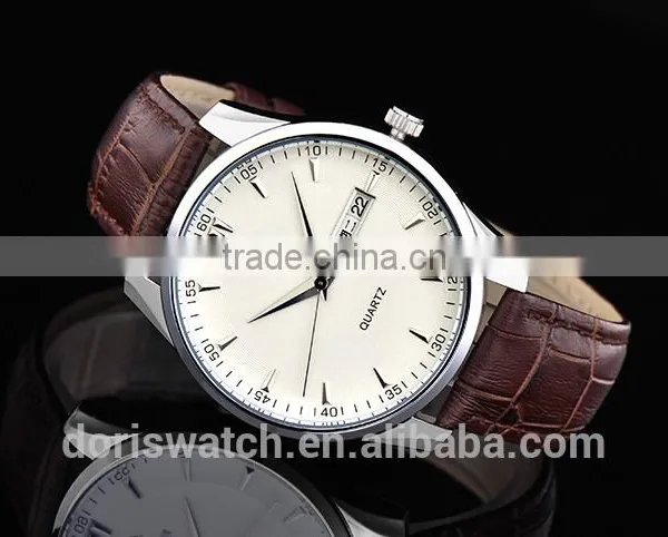 Luxury New Arrival Factory Price Business Men Leather Watch photo-3