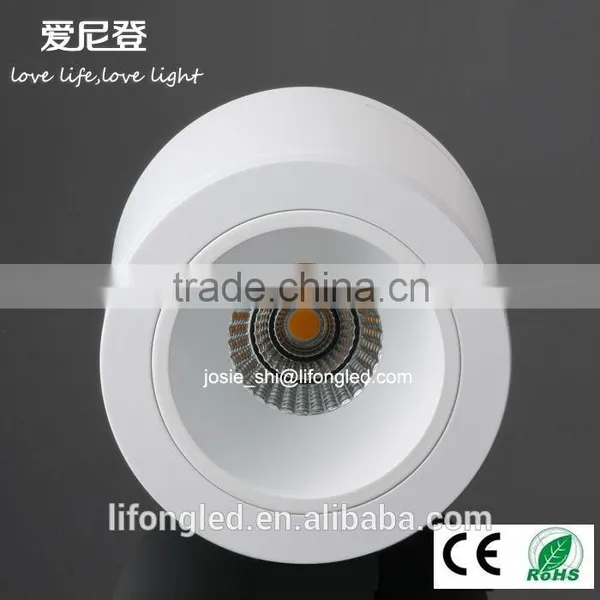 Dimmable Optional Lighting 4 Inch 12w Downlights Surface Mounted for Hotel photo-3