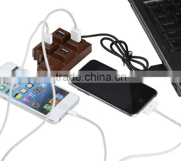 Personal-design Chocolate-shape 4 Port Usb 2.0 Hub Form Usb Por Hub Suppliers photo-6