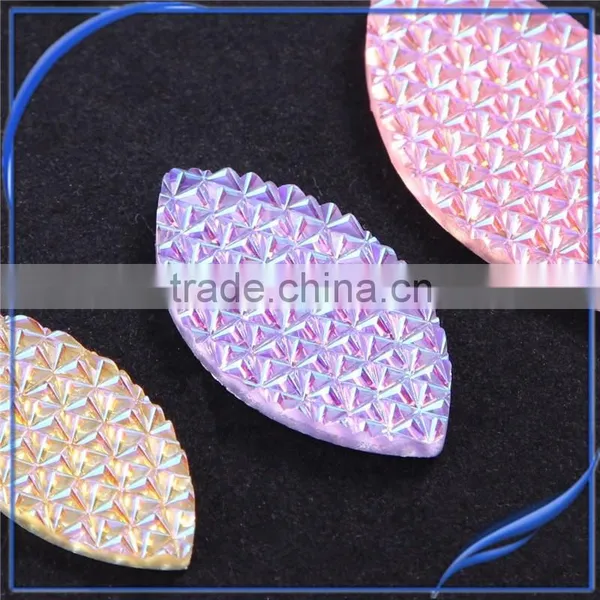 Moissanite Wholesale 2015 New Drop Silver Button With Whole Resin Stone photo-2