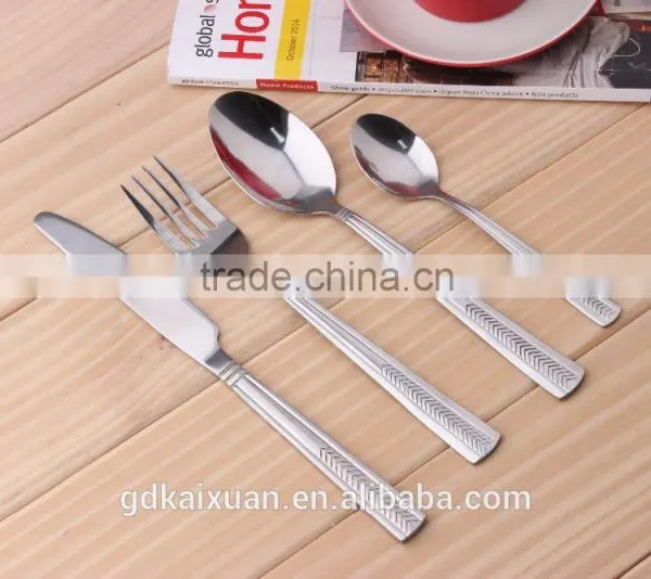 Flatware Sets Stainless Steel Metal Type Unique Design KX-S158 photo-3