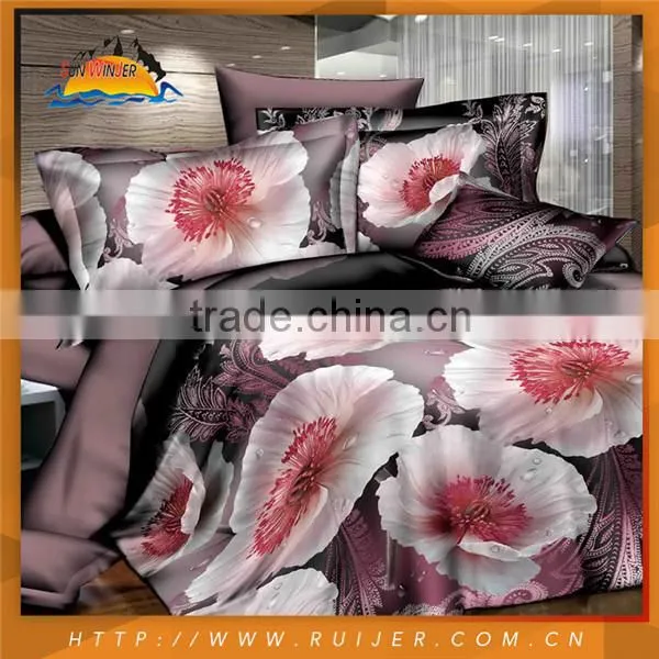 Reasonable Price Reactive Printing Floral Design Quilt Manufacturer photo-2