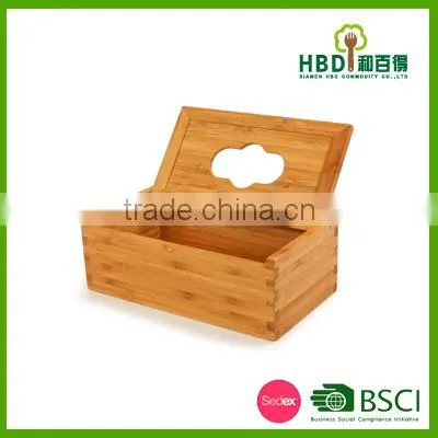 Buy Tissue Box,bamboo Wood Tissue Box,rectangle Tissue Box Dispencer photo-5
