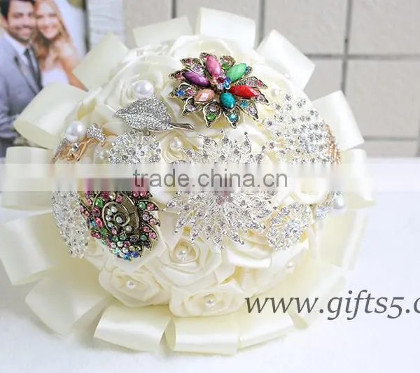 High Quality Elegant Artificial Bouquets for Wedding photo-3