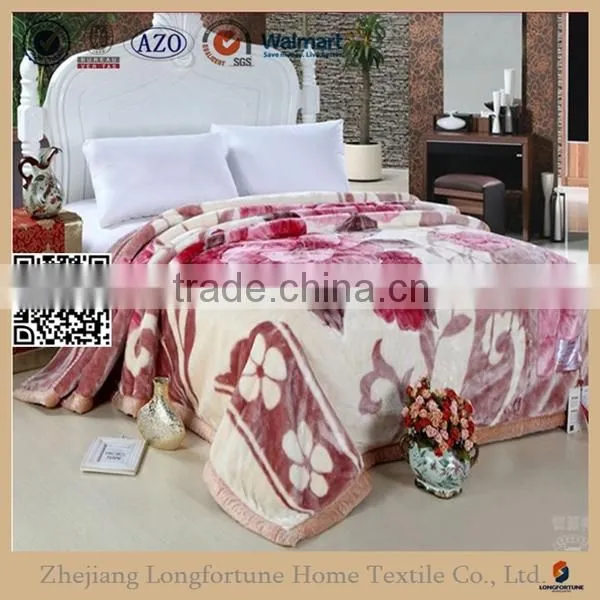 Manufactory Walmart China Home Textile Two Sided Mink Blanket photo-3